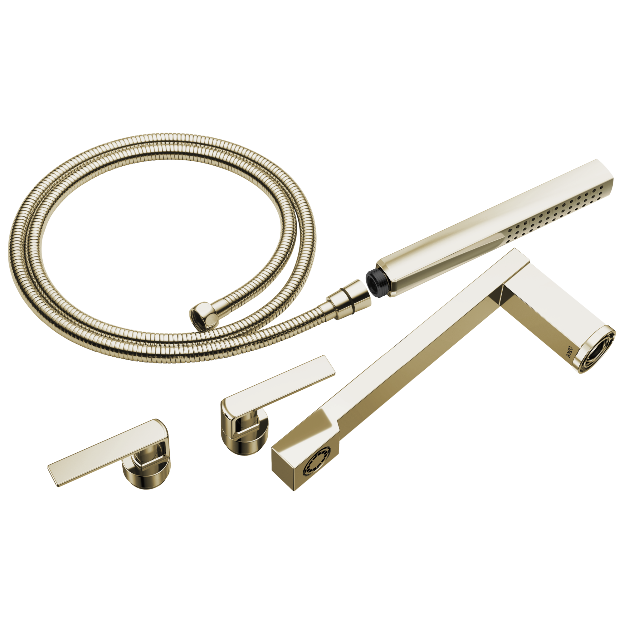 Brizo Frank Lloyd Wright® Two-Handle Tub Filler Trim Kit with Gap Lever Handles