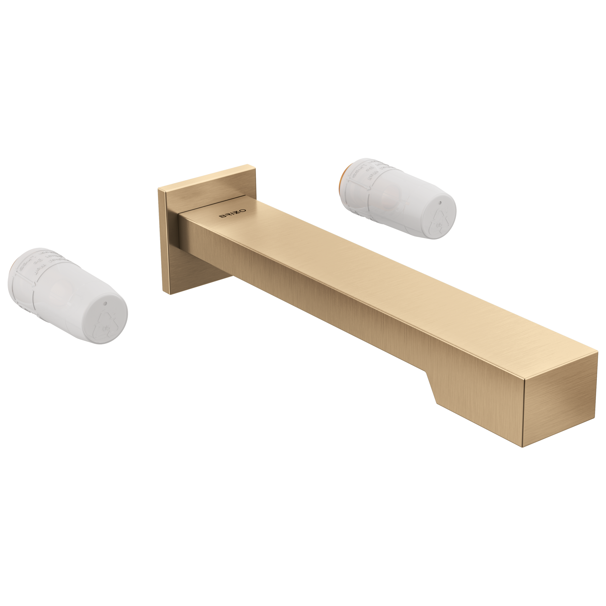 Brizo Frank Lloyd Wright® Two-Handle Wall Mount Tub Filler - Less Handles