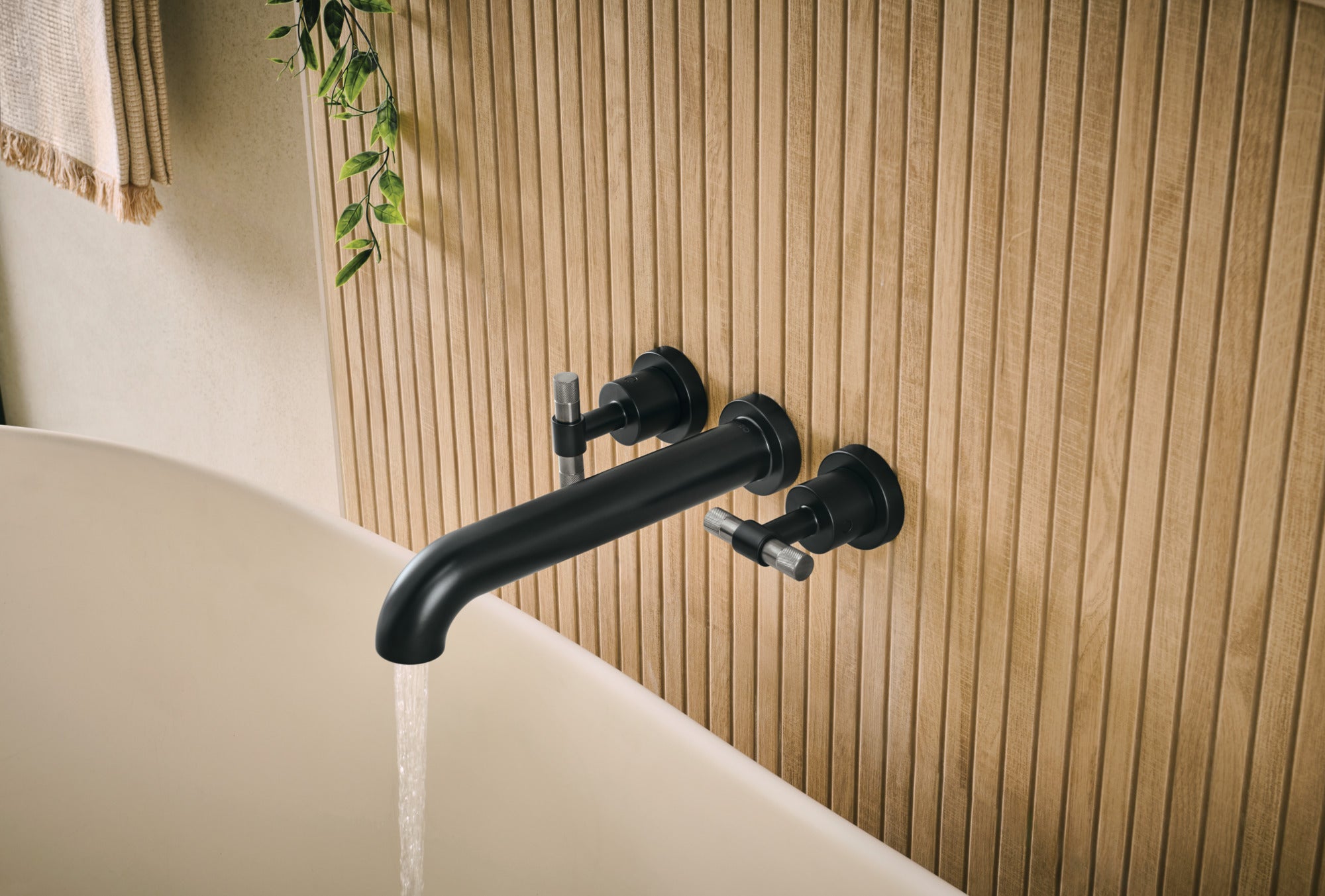 Brizo Litze® Two-Handle Wall Mount Tub Filler Handle Kit - T-Lever