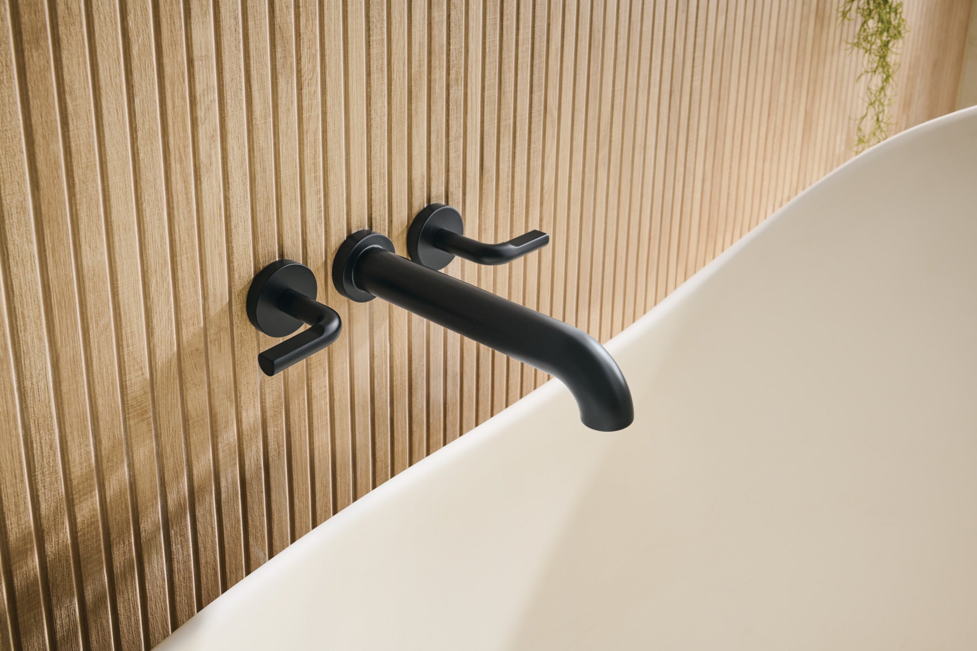 Brizo Litze® Two-Handle Wall Mount Tub Filler Handle Kit - Notch Lever