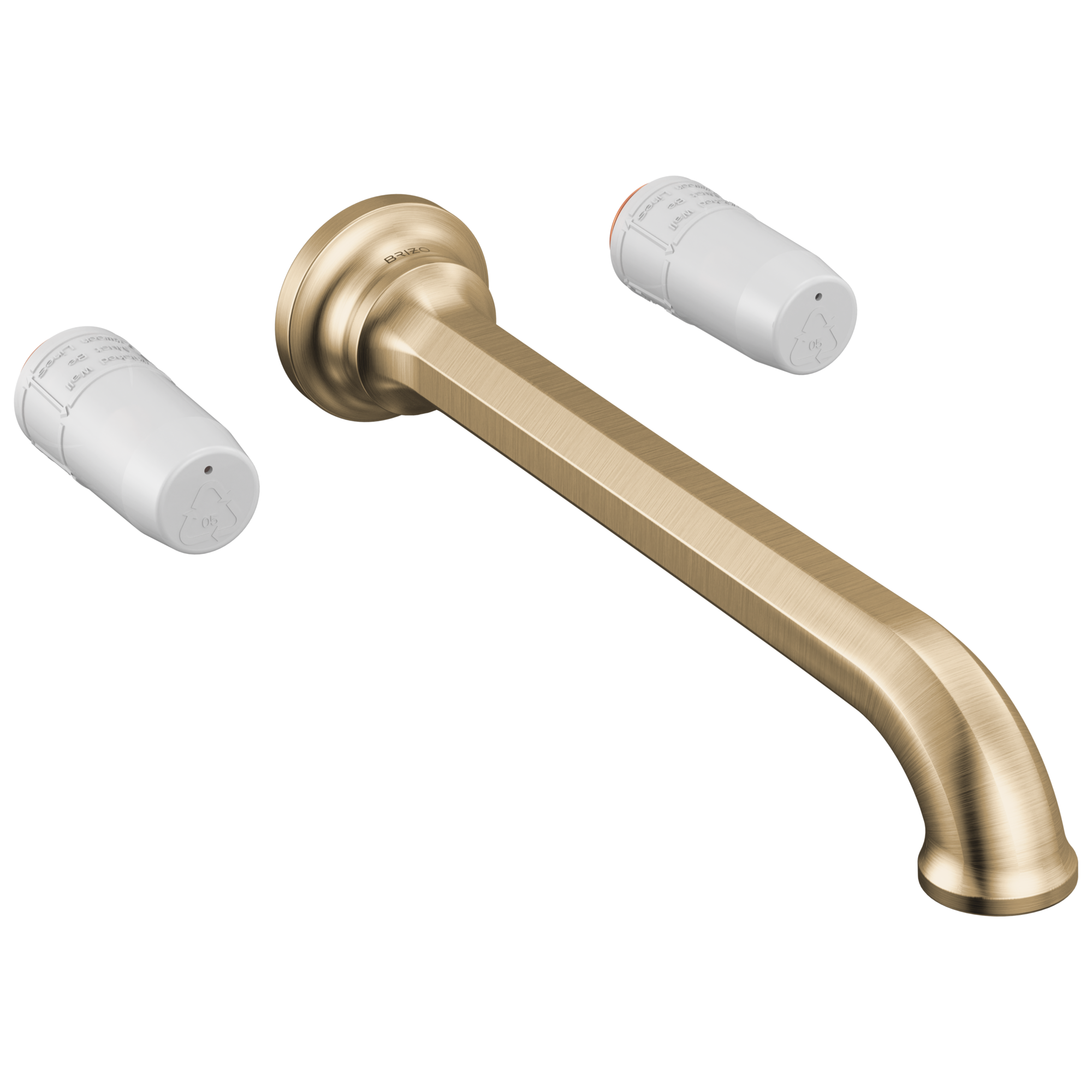 Brizo Beauclere™ Two Handle Wall Mount Tub Filler - Less Handles