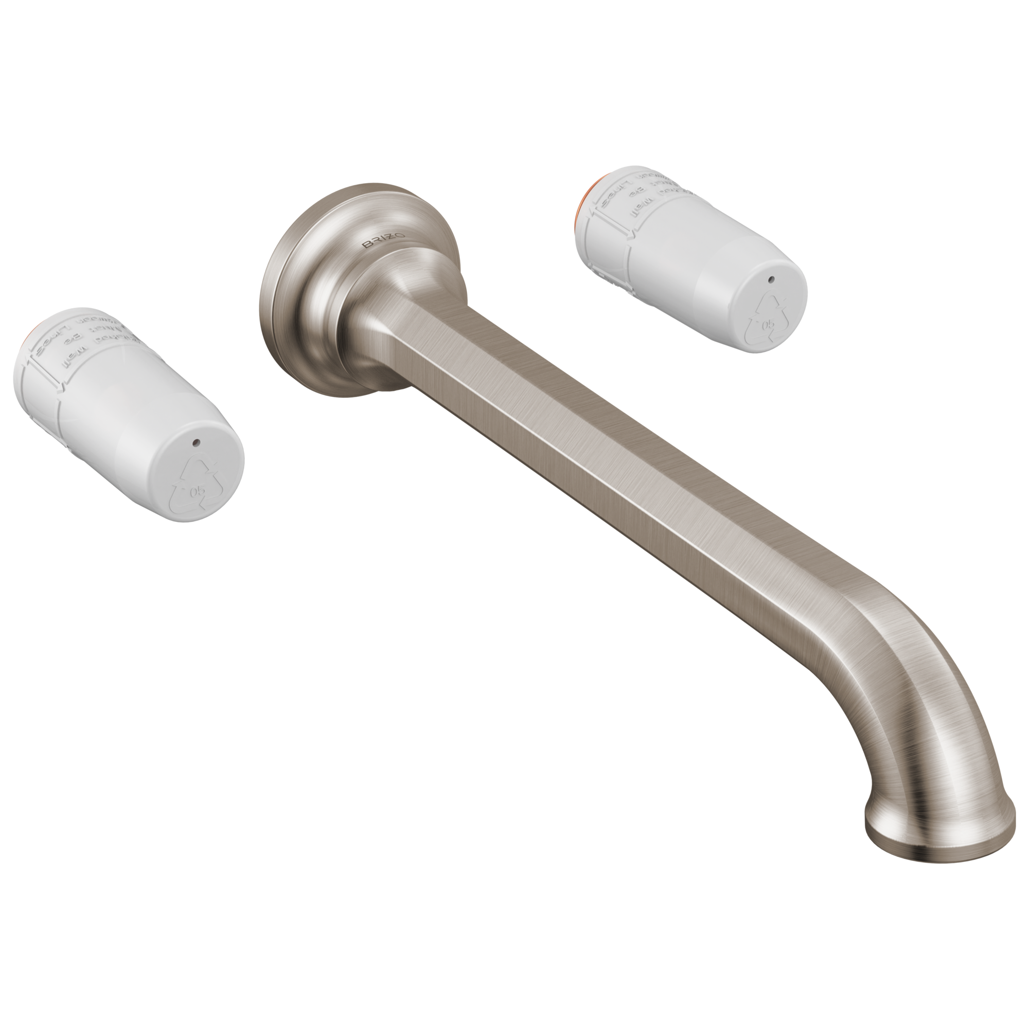 Brizo Beauclere™ Two Handle Wall Mount Tub Filler - Less Handles