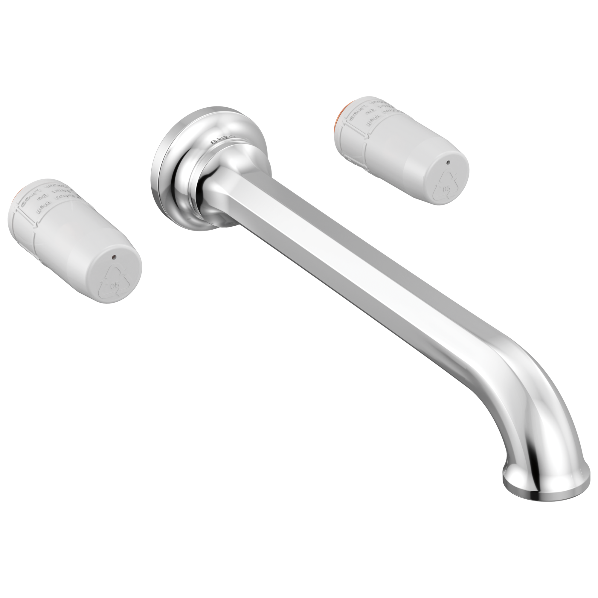 Brizo Beauclere™ Two Handle Wall Mount Tub Filler - Less Handles