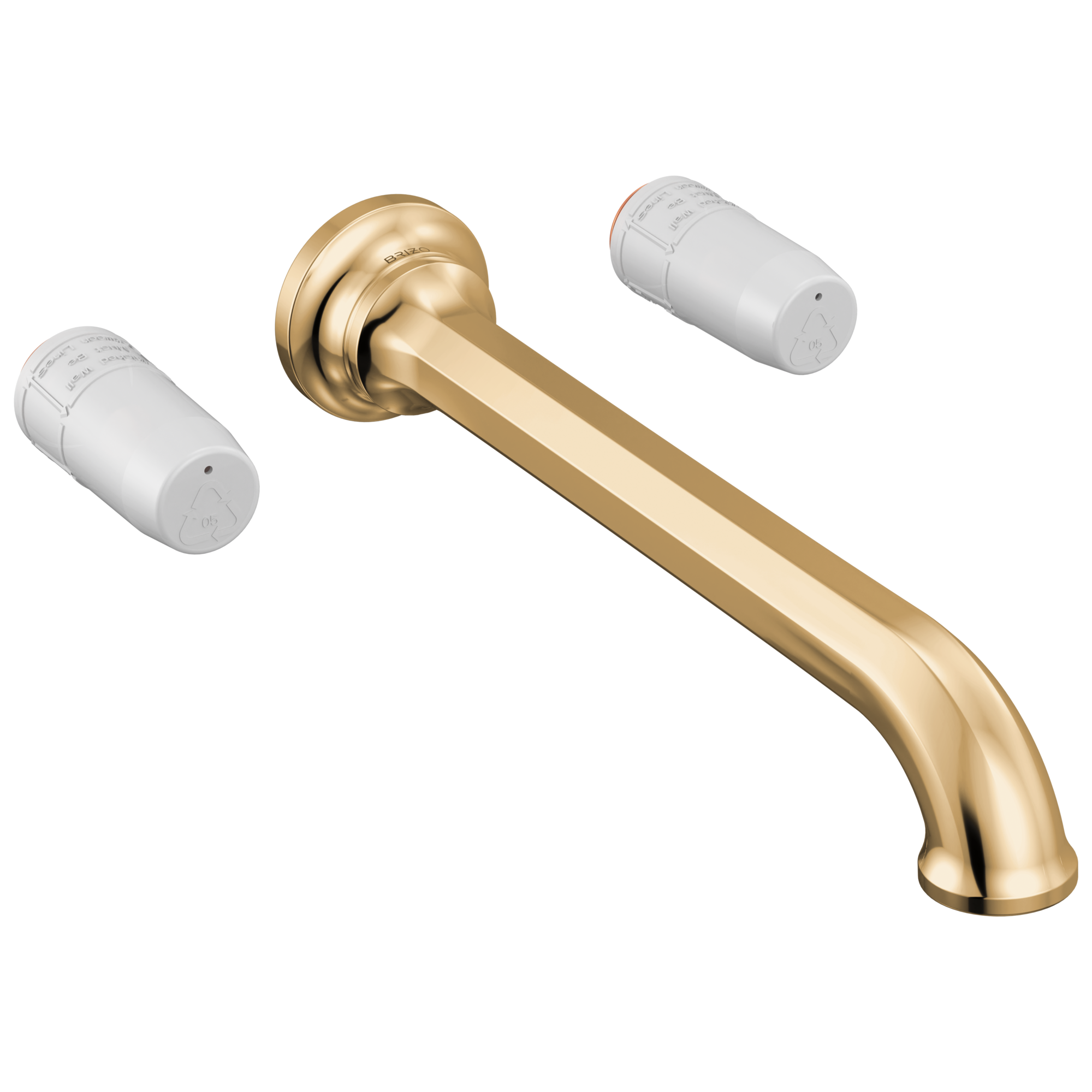 Brizo Beauclere™ Two Handle Wall Mount Tub Filler - Less Handles