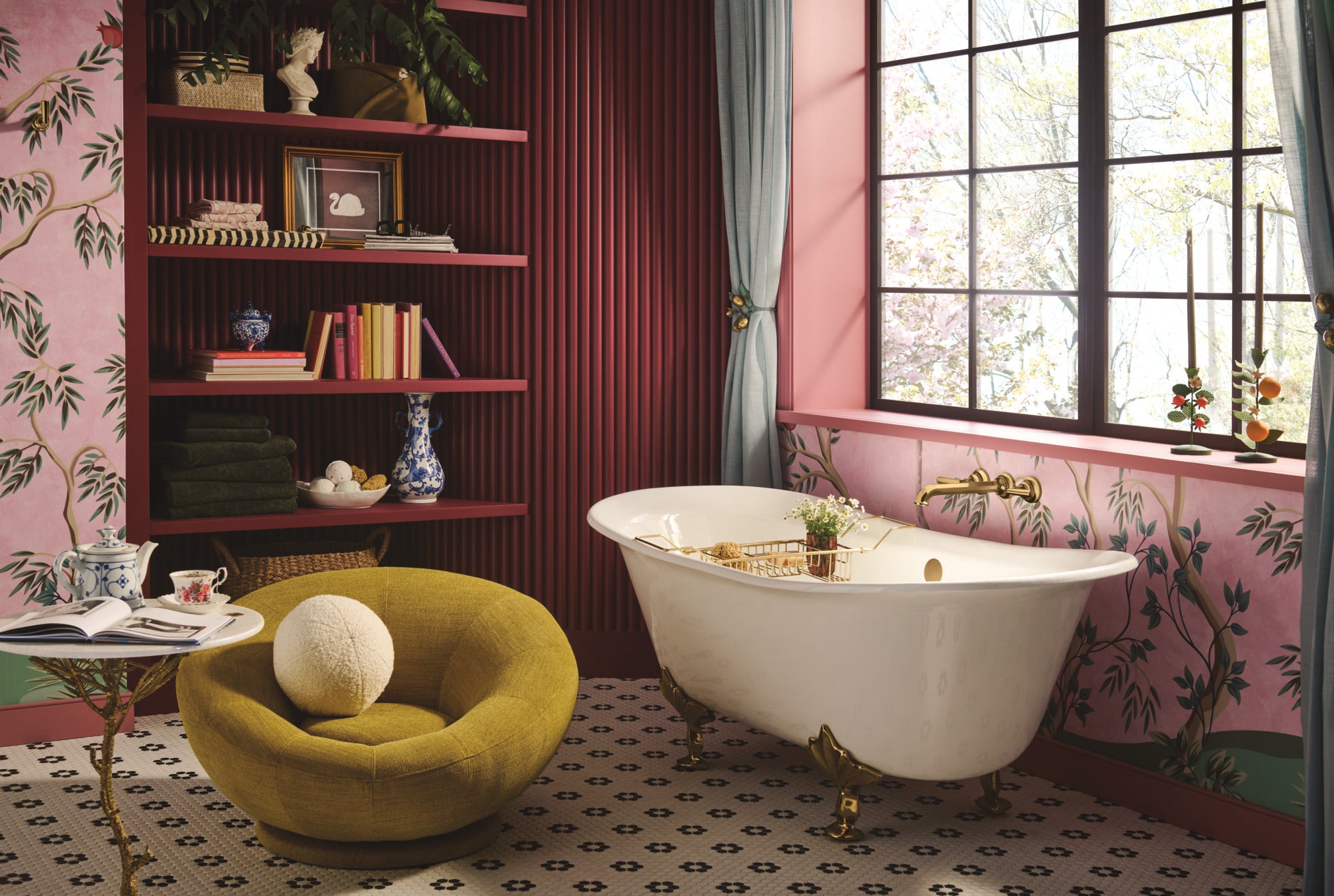 Brizo Beauclere™ Two Handle Wall Mount Tub Filler - Less Handles