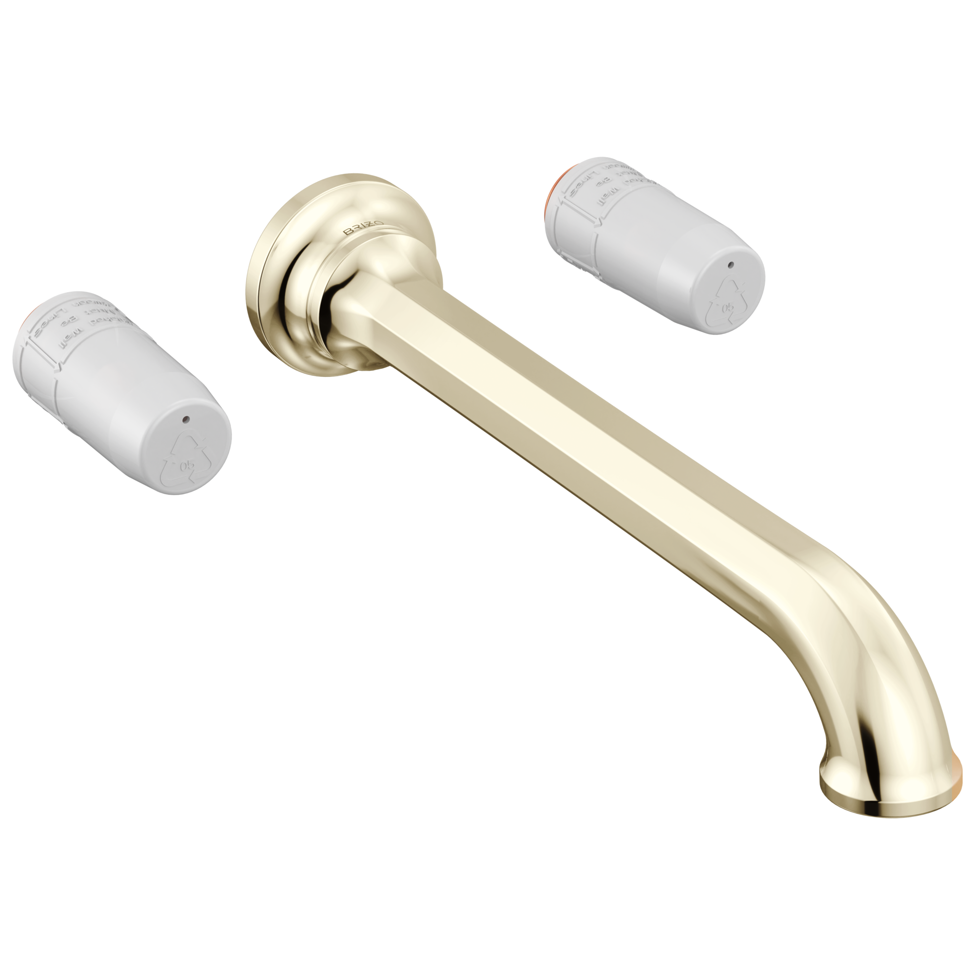 Brizo Beauclere™ Two Handle Wall Mount Tub Filler - Less Handles