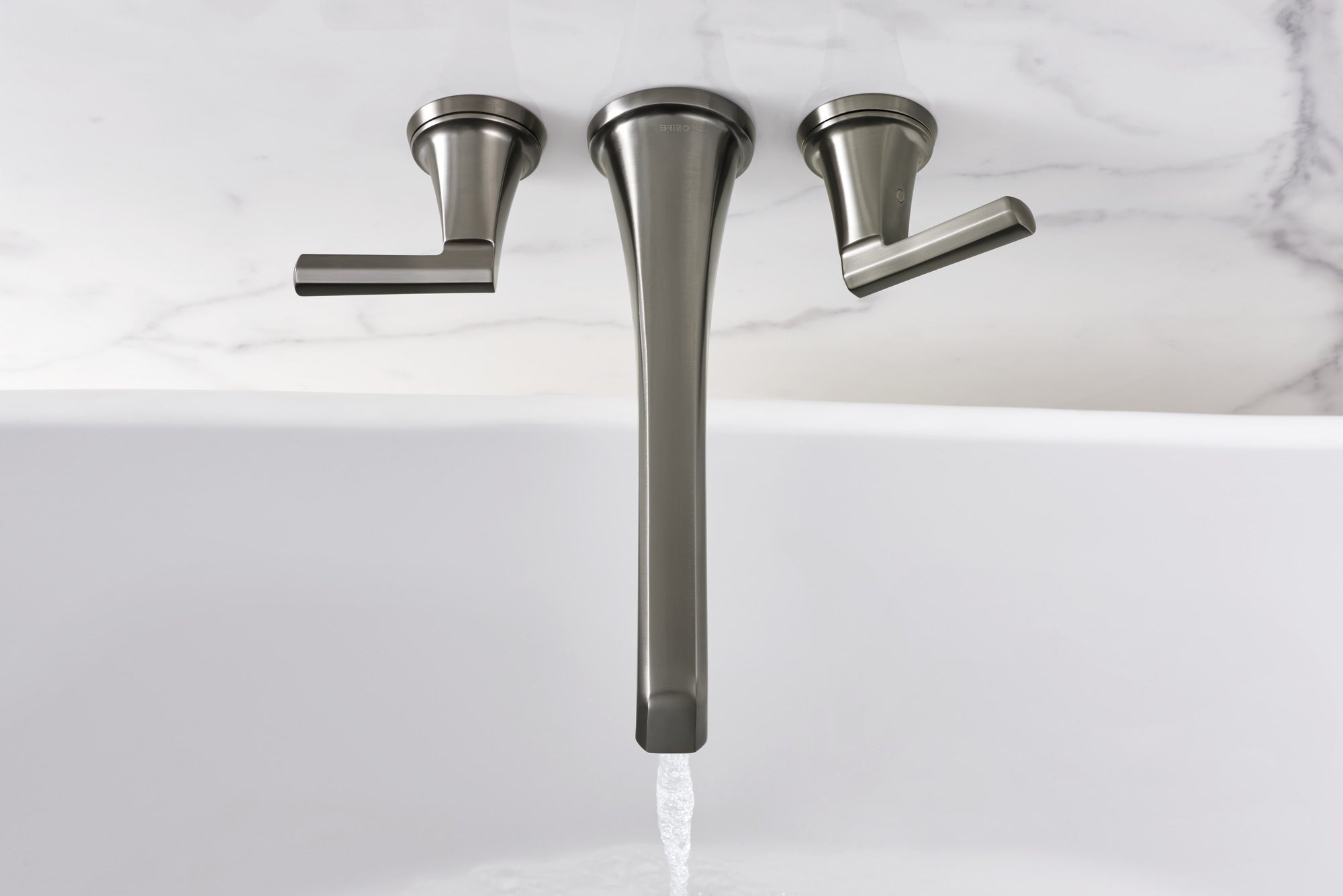 Brizo Levoir™ Two-Handle Wall Mount Tub Filler - Less Handles