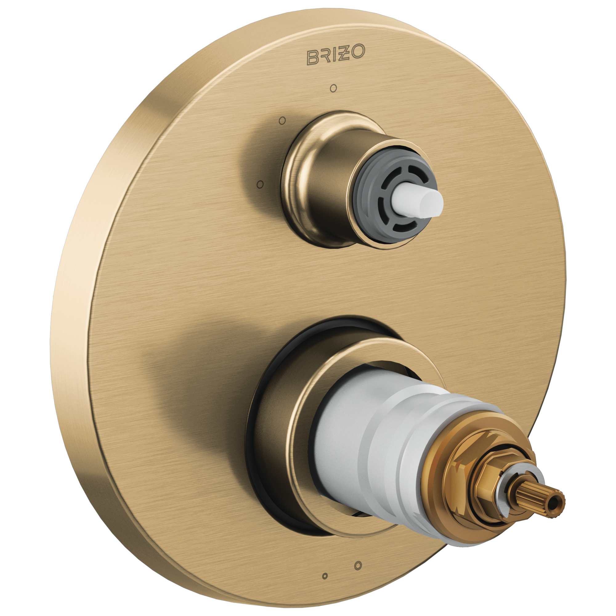 Brizo Litze® TempAssure® Thermostatic Valve with 3-Function Diverter Trim - Less Handles