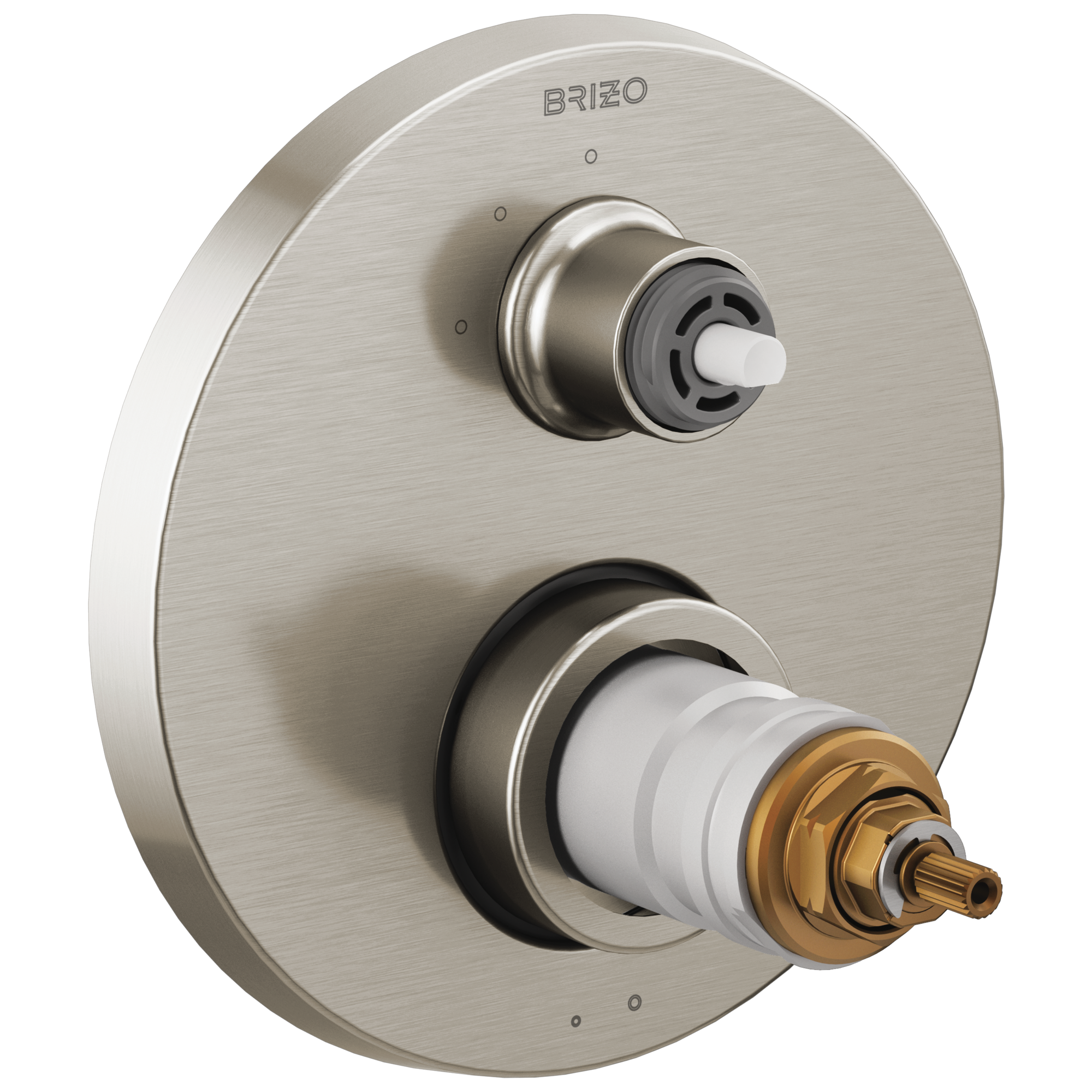 Brizo Litze® TempAssure® Thermostatic Valve with 3-Function Diverter Trim - Less Handles
