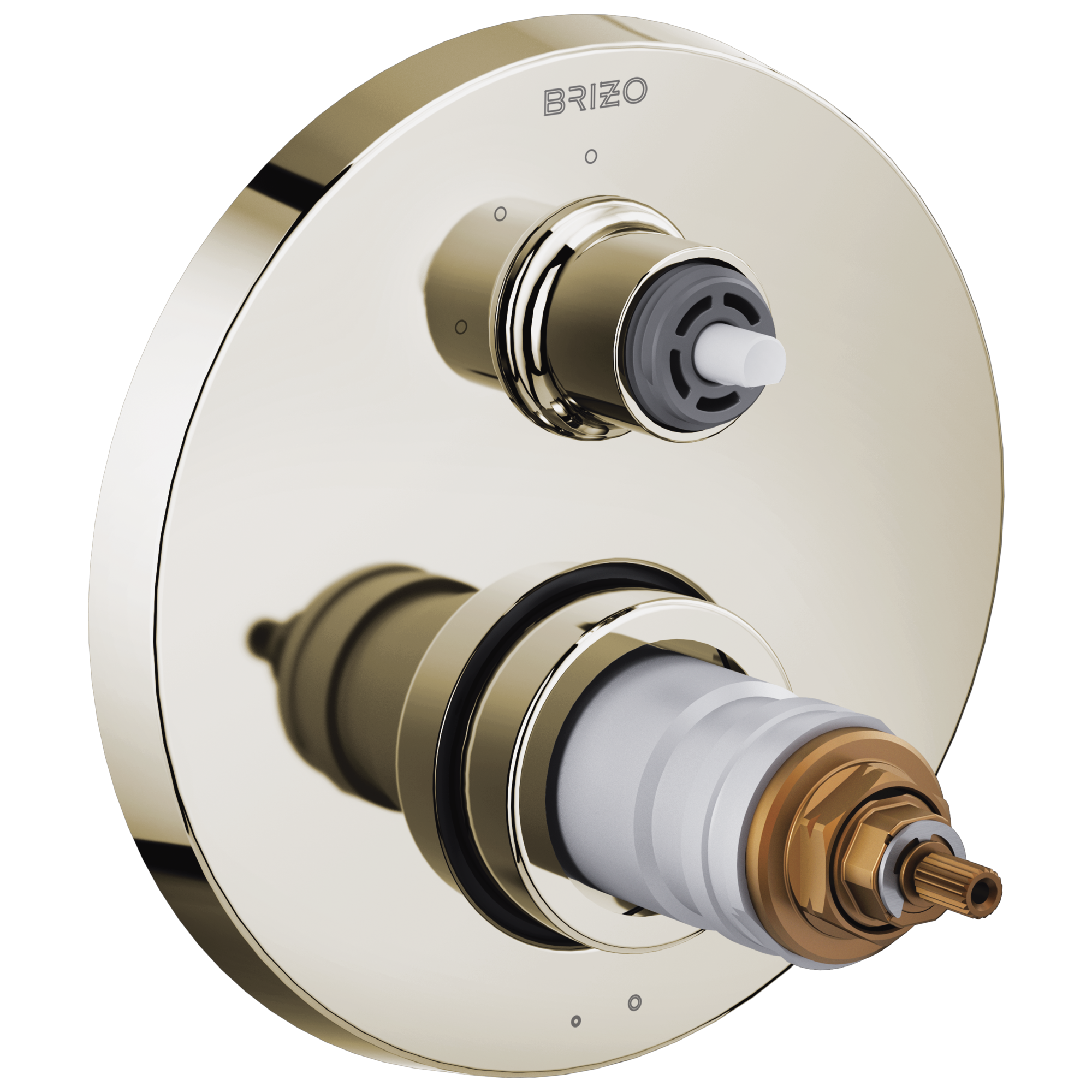 Brizo Litze® TempAssure® Thermostatic Valve with 3-Function Diverter Trim - Less Handles