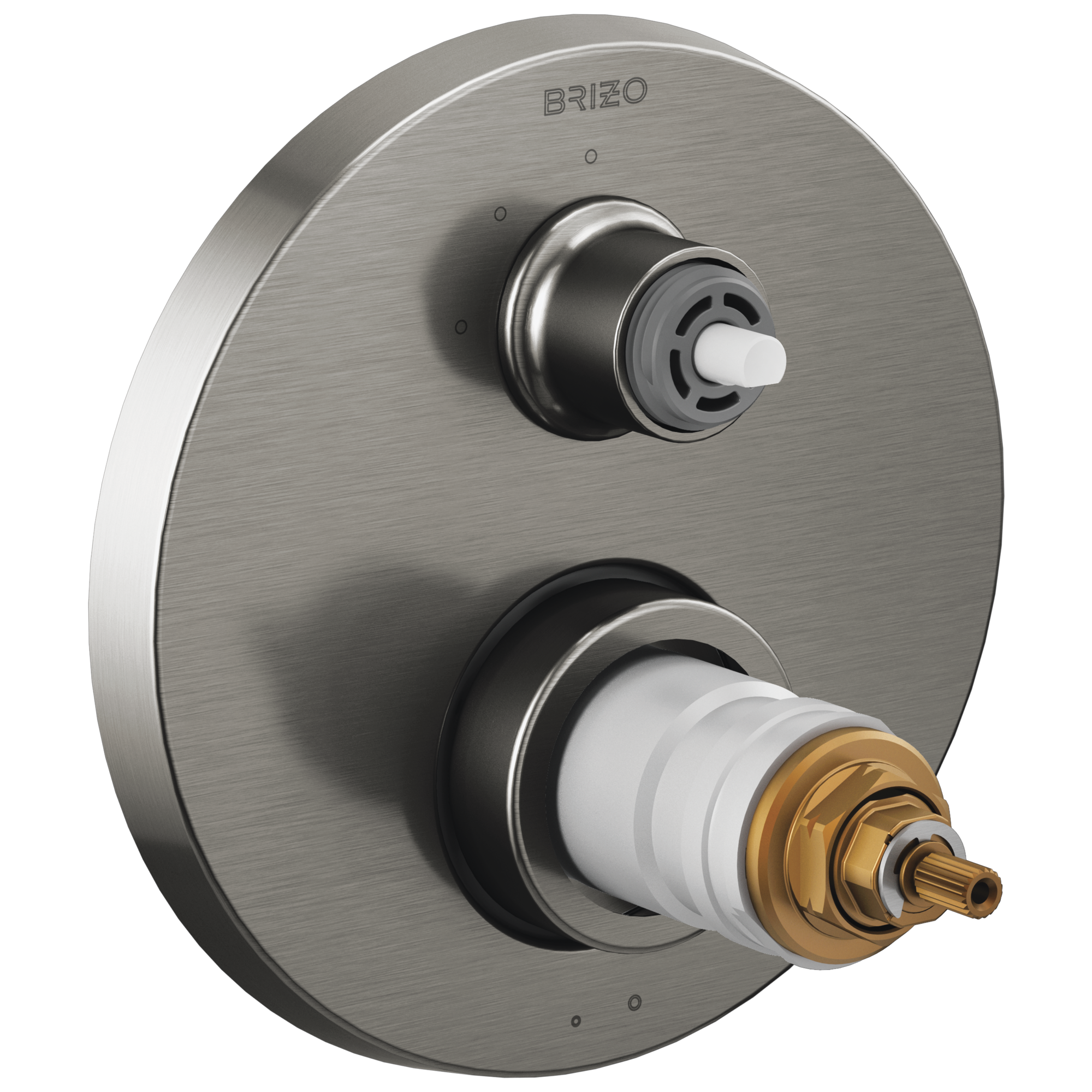 Brizo Litze® TempAssure® Thermostatic Valve with 3-Function Diverter Trim - Less Handles