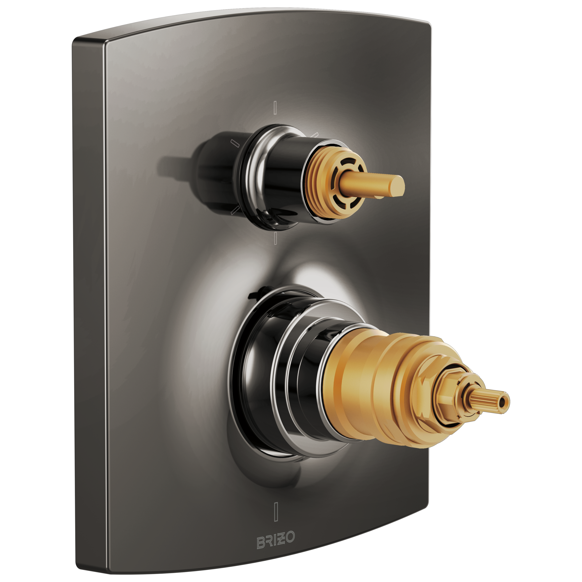 Brizo Kintsu® TempAssure Thermostatic Valve with Integrated 6-Function Diverter Trim - Less Handles
