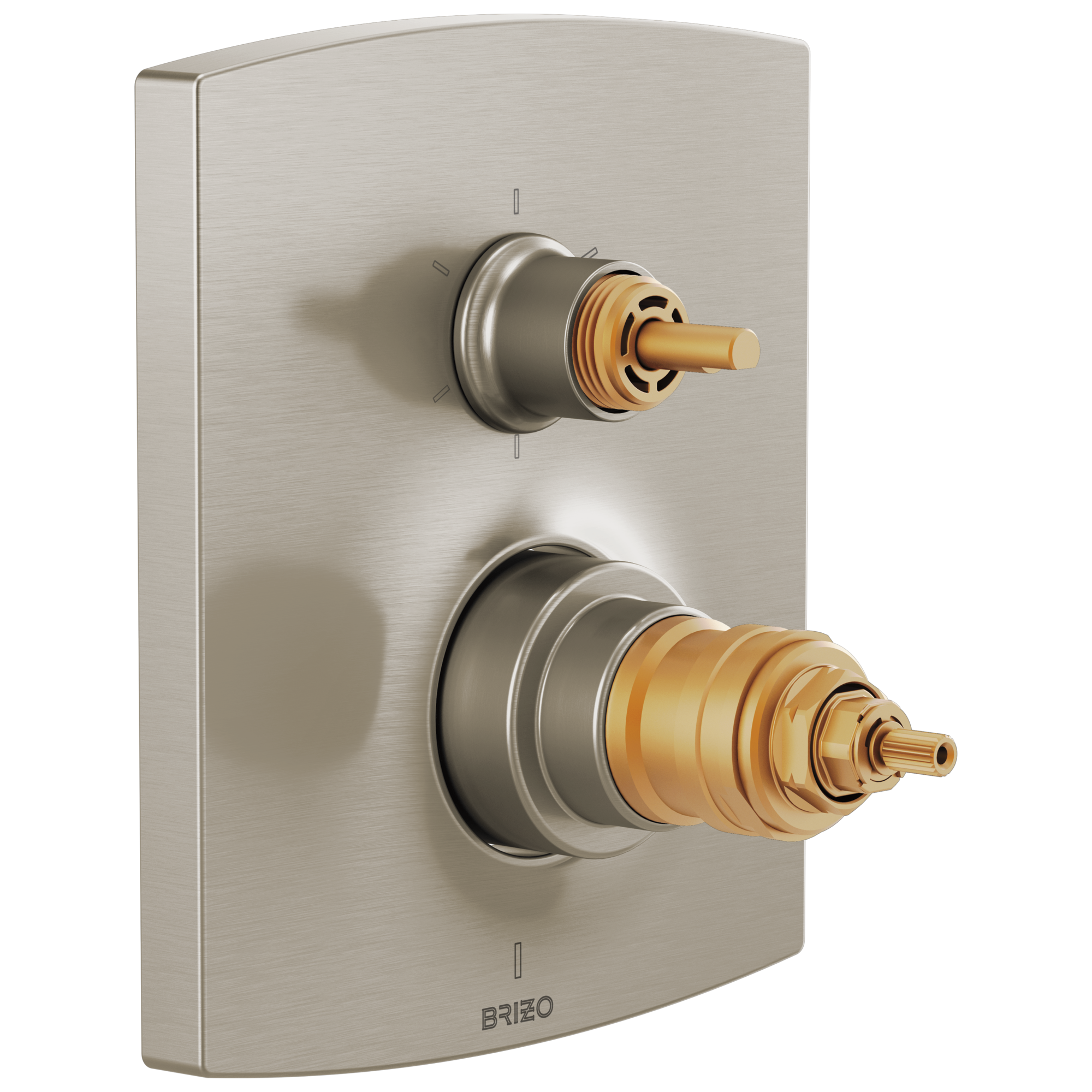Brizo Kintsu® TempAssure Thermostatic Valve with Integrated 6-Function Diverter Trim - Less Handles
