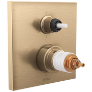 Brizo Frank Lloyd Wright® TempAssure® Thermostatic Valve with 6-Function Integrated Diverter Trim - Less Handles