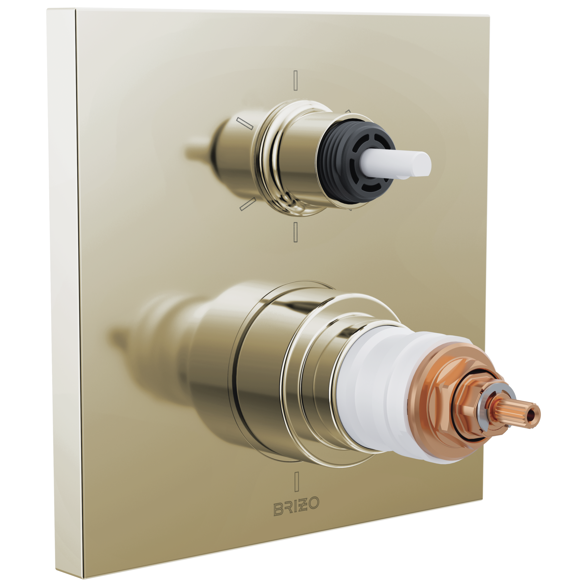 Brizo Frank Lloyd Wright® TempAssure® Thermostatic Valve with 6-Function Integrated Diverter Trim - Less Handles