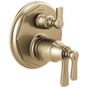 Brizo Rook® TempAssure Thermostatic Valve with 6-Function Diverter Trim