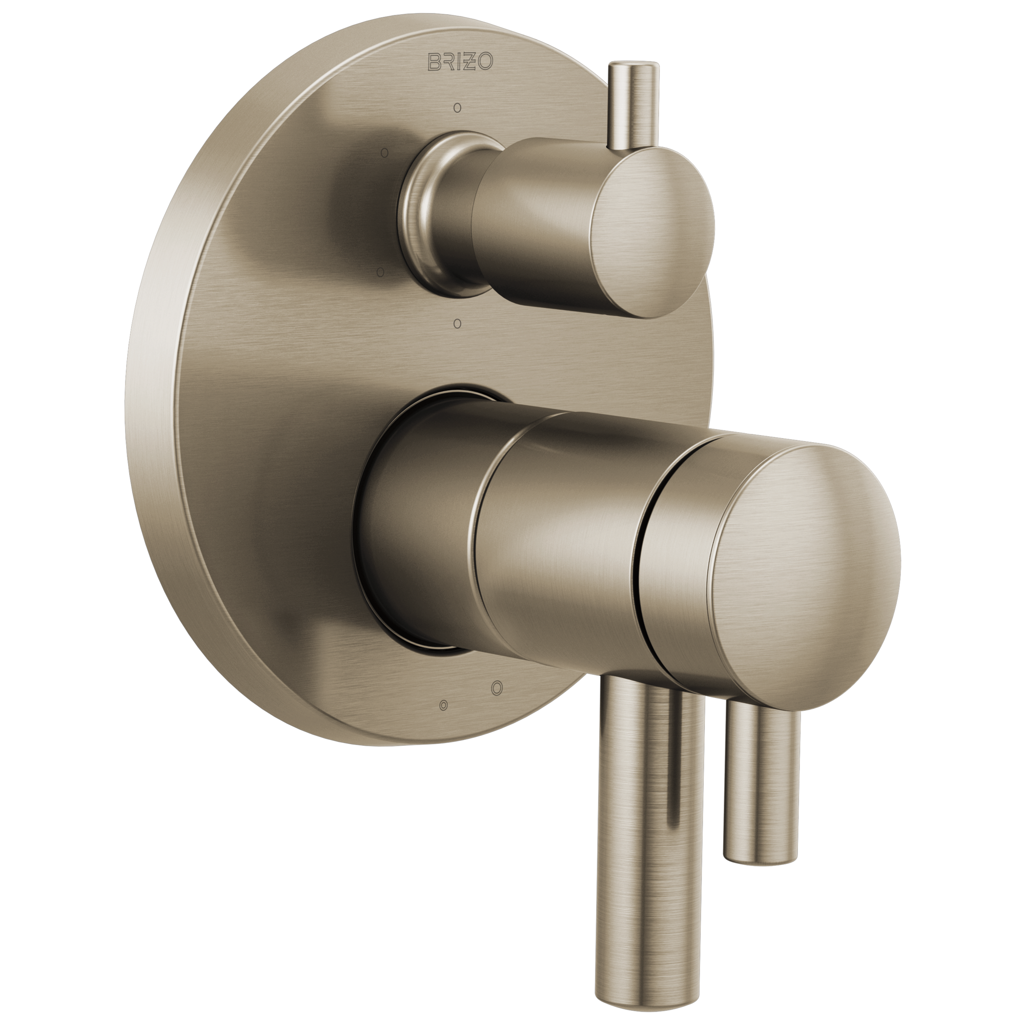 Brizo Odin® TempAssure Thermostatic Valve with Integrated 6-Function Diverter Trim