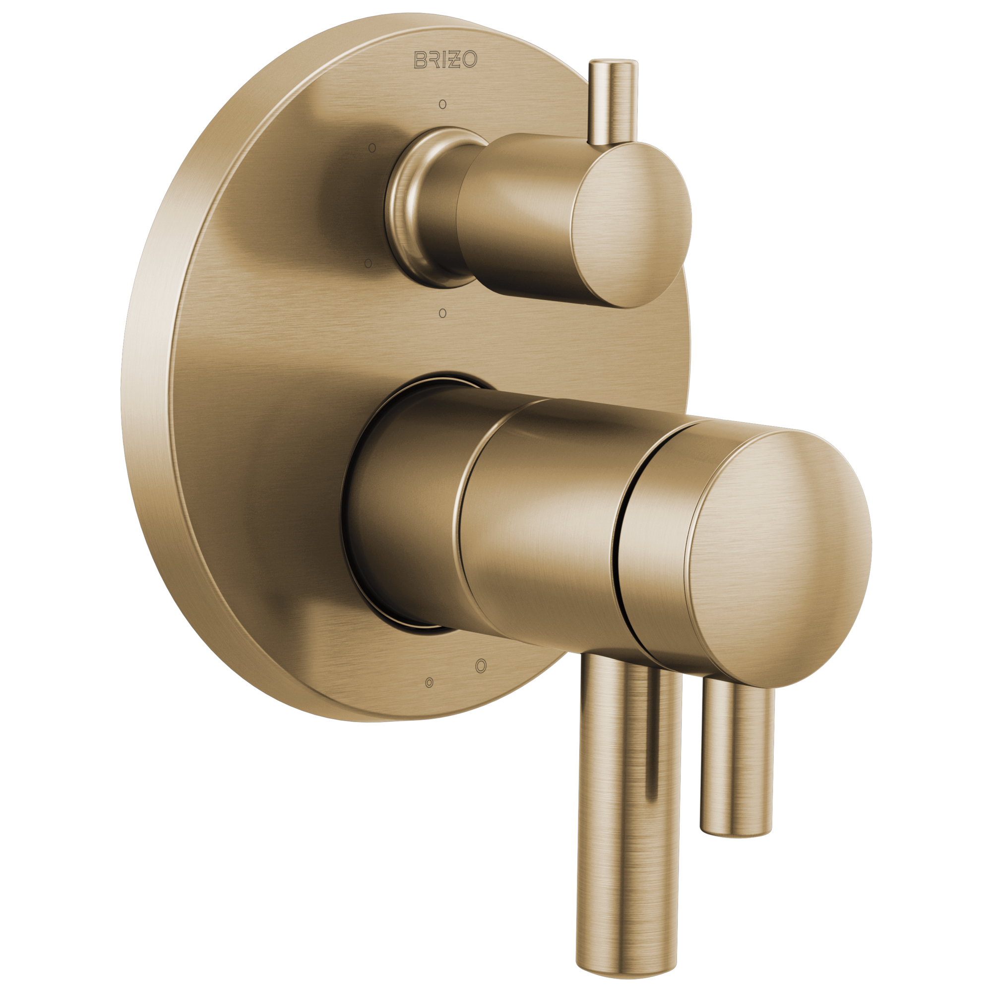 Brizo Odin® TempAssure Thermostatic Valve with Integrated 6-Function Diverter Trim