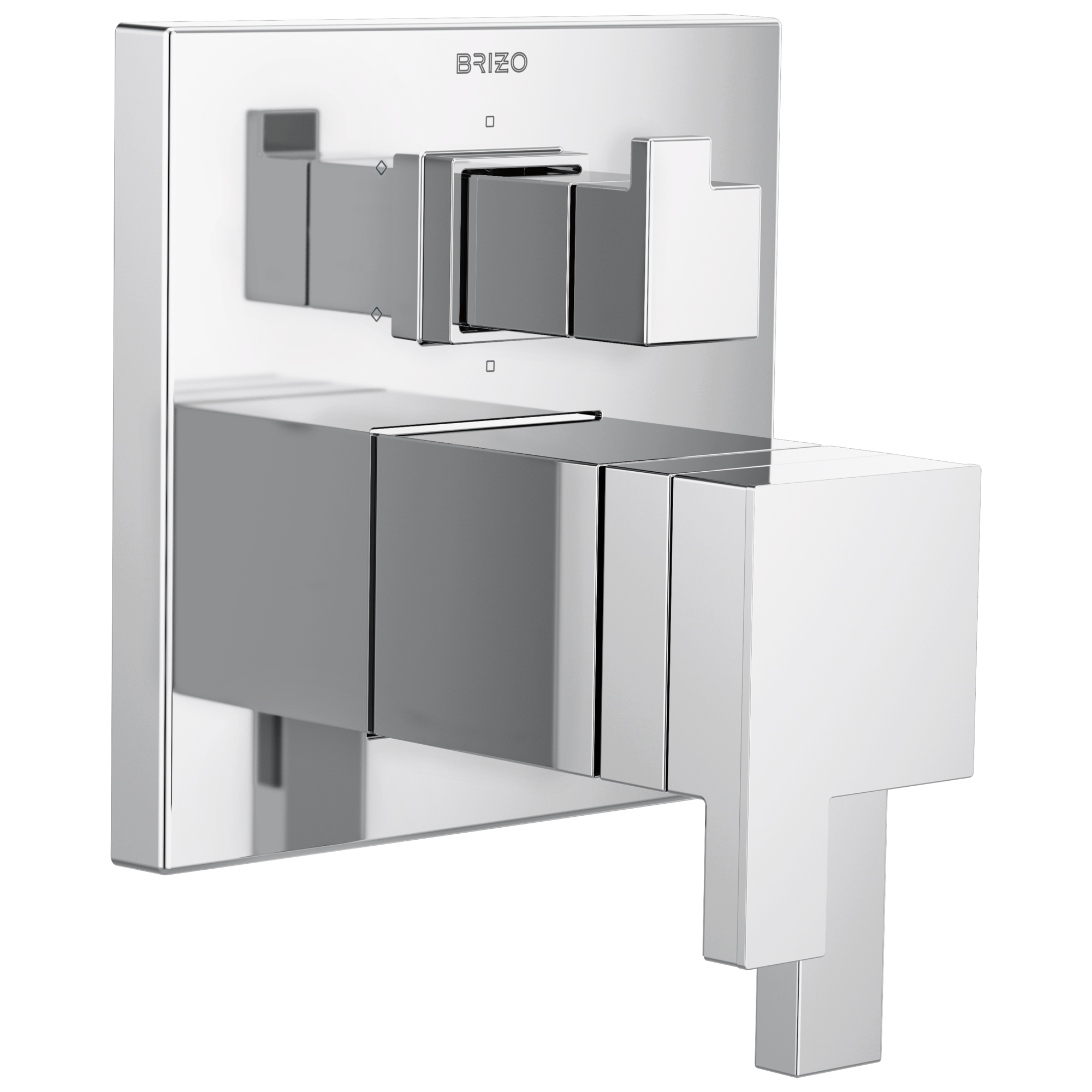 Brizo Siderna® TempAssure Thermostatic Valve with Integrated 6-Function Diverter Trim