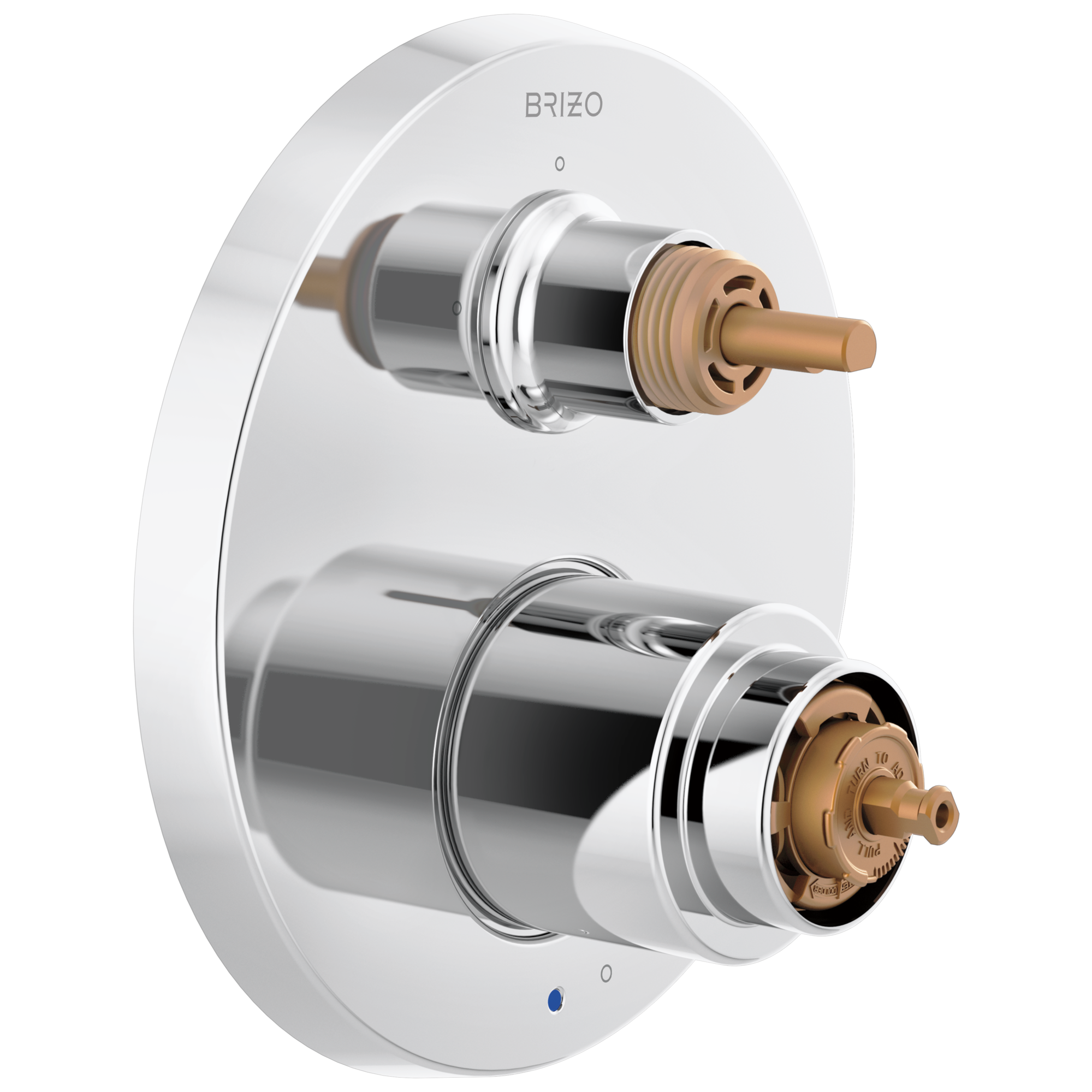 Brizo Odin® Pressure Balance Valve with Integrated 3-Function Diverter Trim - Less Handles