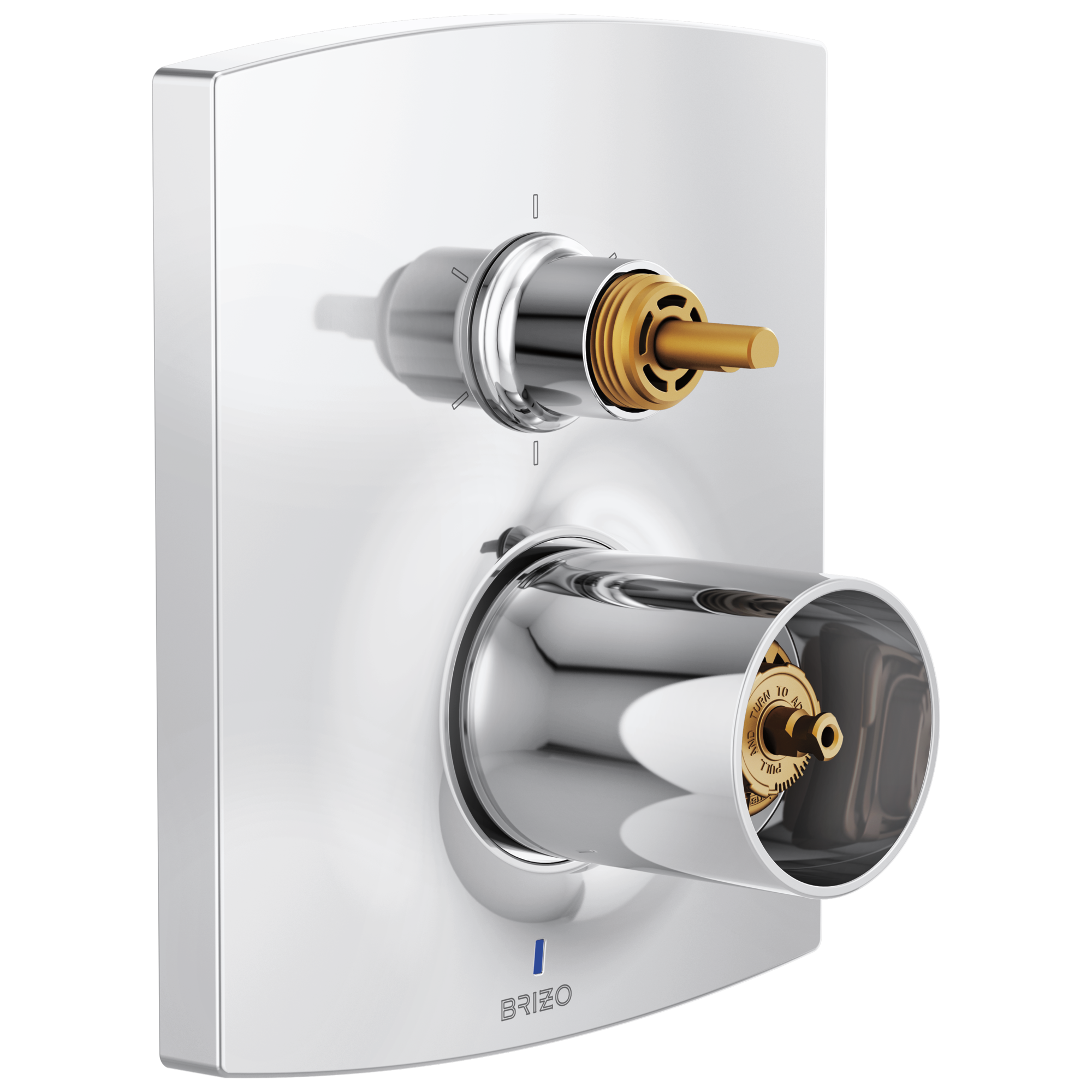Brizo Kintsu® Pressure Balance Valve with Integrated 6-Function Diverter Trim - Less Handles