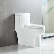 One Piece Toilet T9 01 – Compact Dual-Flush Toilet with Nanoglaze