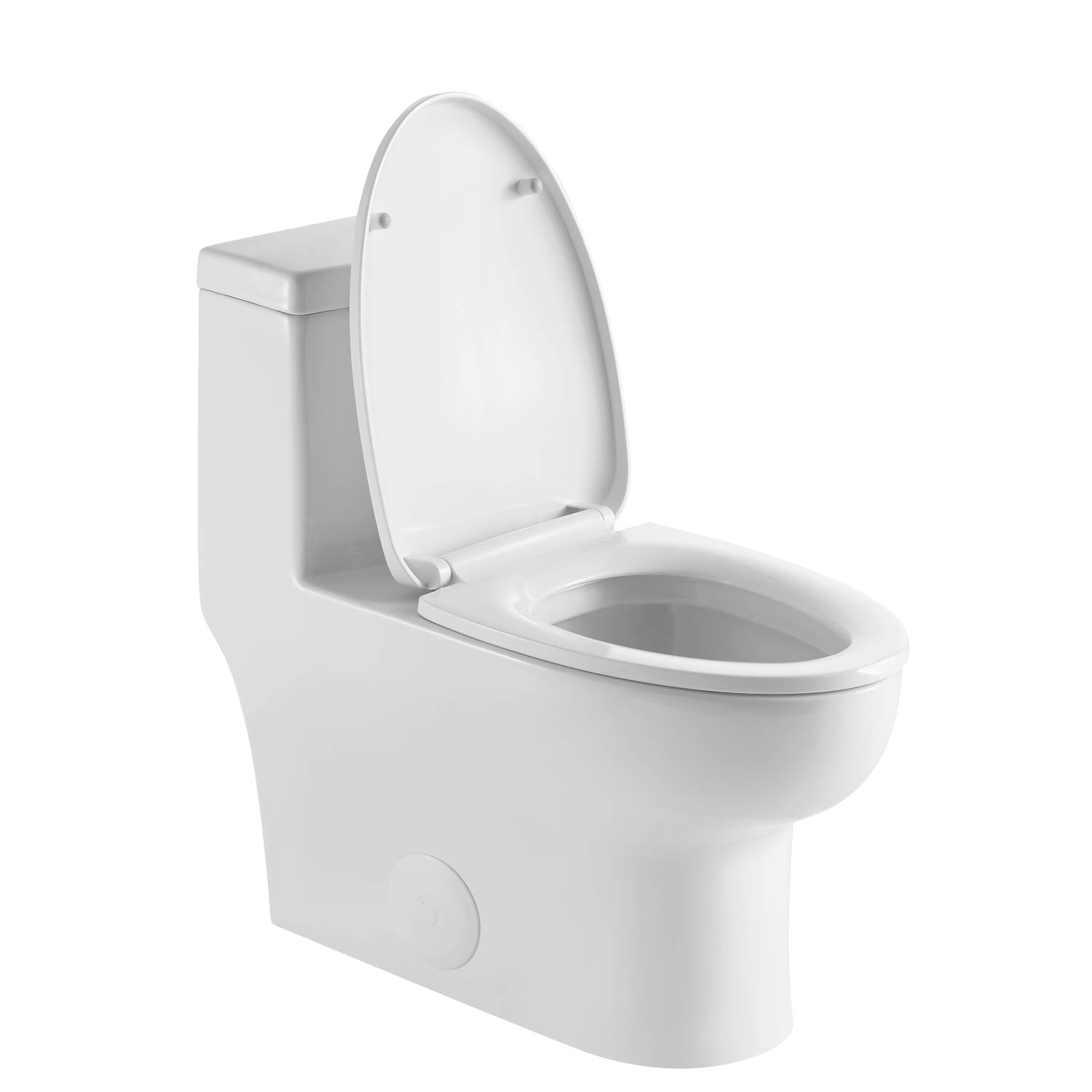 One Piece Toilet T9 01 – Compact Dual-Flush Toilet with Nanoglaze
