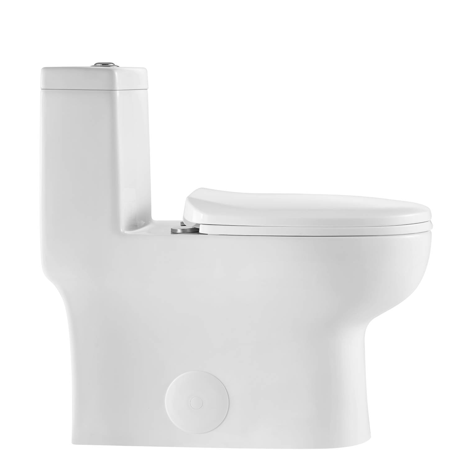 One Piece Toilet T9 01 – Compact Dual-Flush Toilet with Nanoglaze
