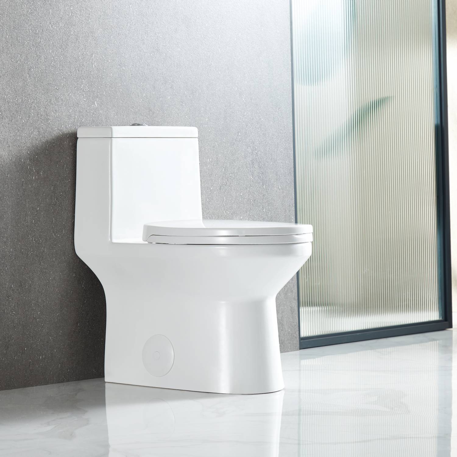 Blossom One Piece Toilet T9 04 – ADA Height Dual Flush Modern Design