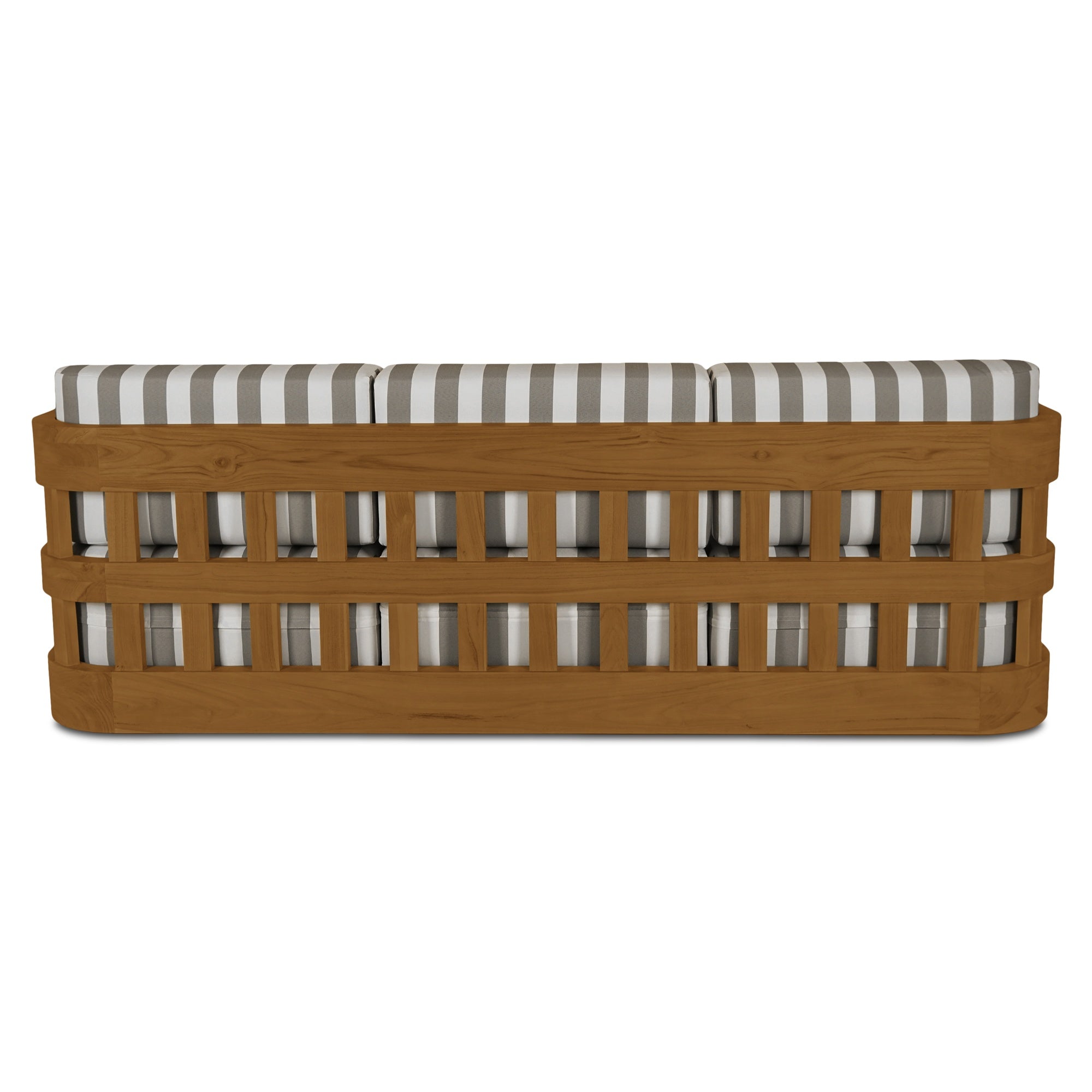 Moes Adelaide Outdoor Sofa Brown Stripe TA-1001-21