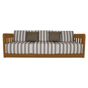 Moes Adelaide Outdoor Sofa Brown Stripe TA-1001-21