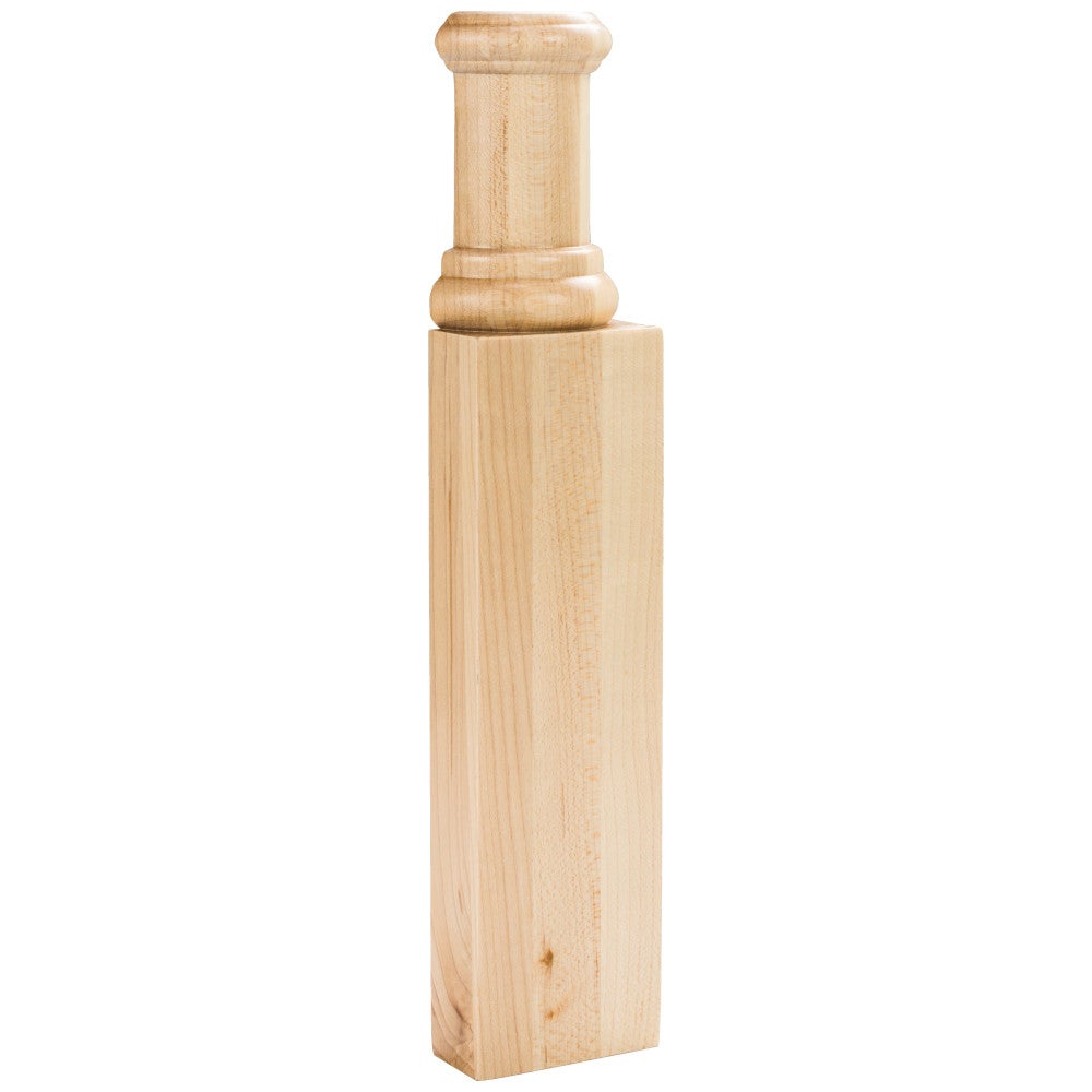 Hardware Resources 2-1/4" W x 1-1/8" D x 11-1/4" H Rubberwood Spool & Transition Block