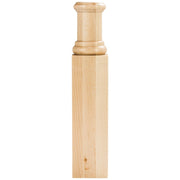 Hardware Resources 2-1/4" W x 1-1/8" D x 11-1/4" H Rubberwood Spool & Transition Block