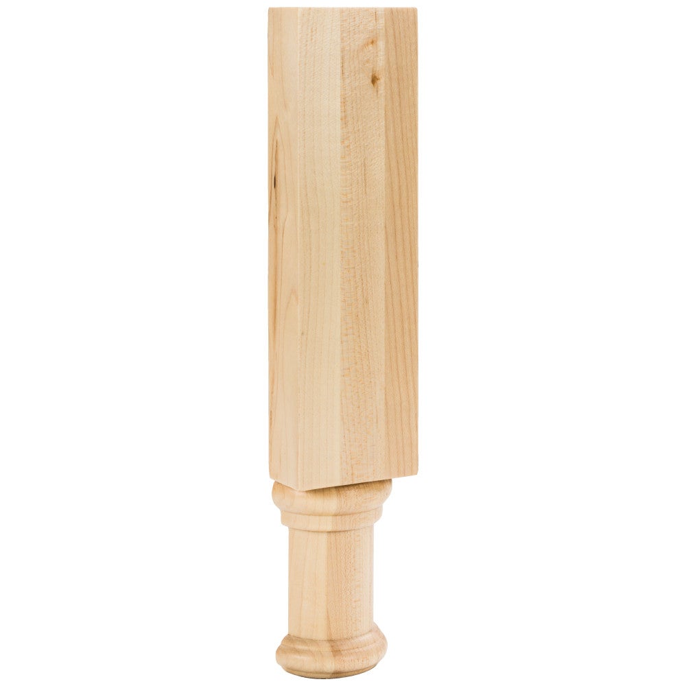 Hardware Resources 2-1/4" W x 1-1/8" D x 11-1/4" H Rubberwood Spool & Transition Block