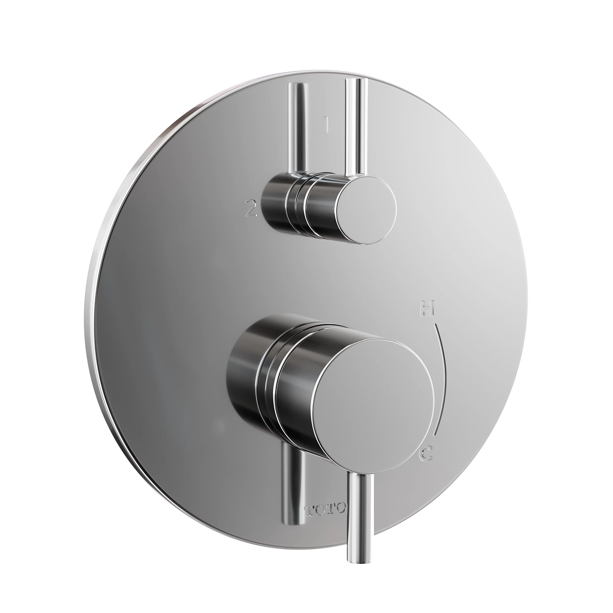 TOTO TBV01802U Pressure Balance Valve with Diverter Trim - Round