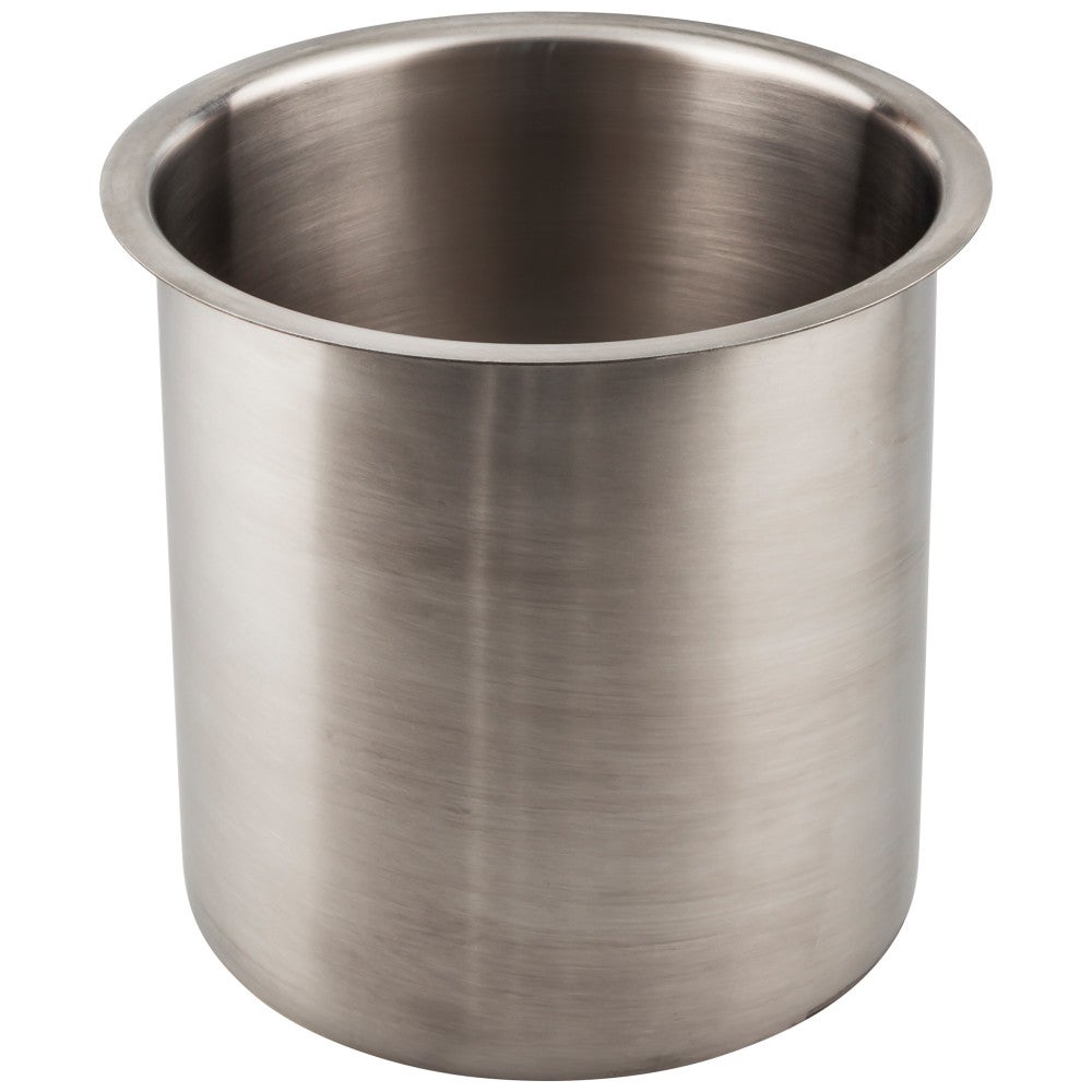 Hardware Resources 6" Diameter 6" Height Brushed Stainless Steel Trash Can Ring