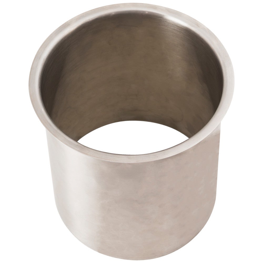 Hardware Resources 6" Diameter 6" Height Brushed Stainless Steel Trash Can Ring