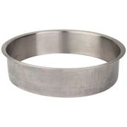 Hardware Resources 8" Diameter 2" Height Brushed Stainless Steel Trash Can Ring