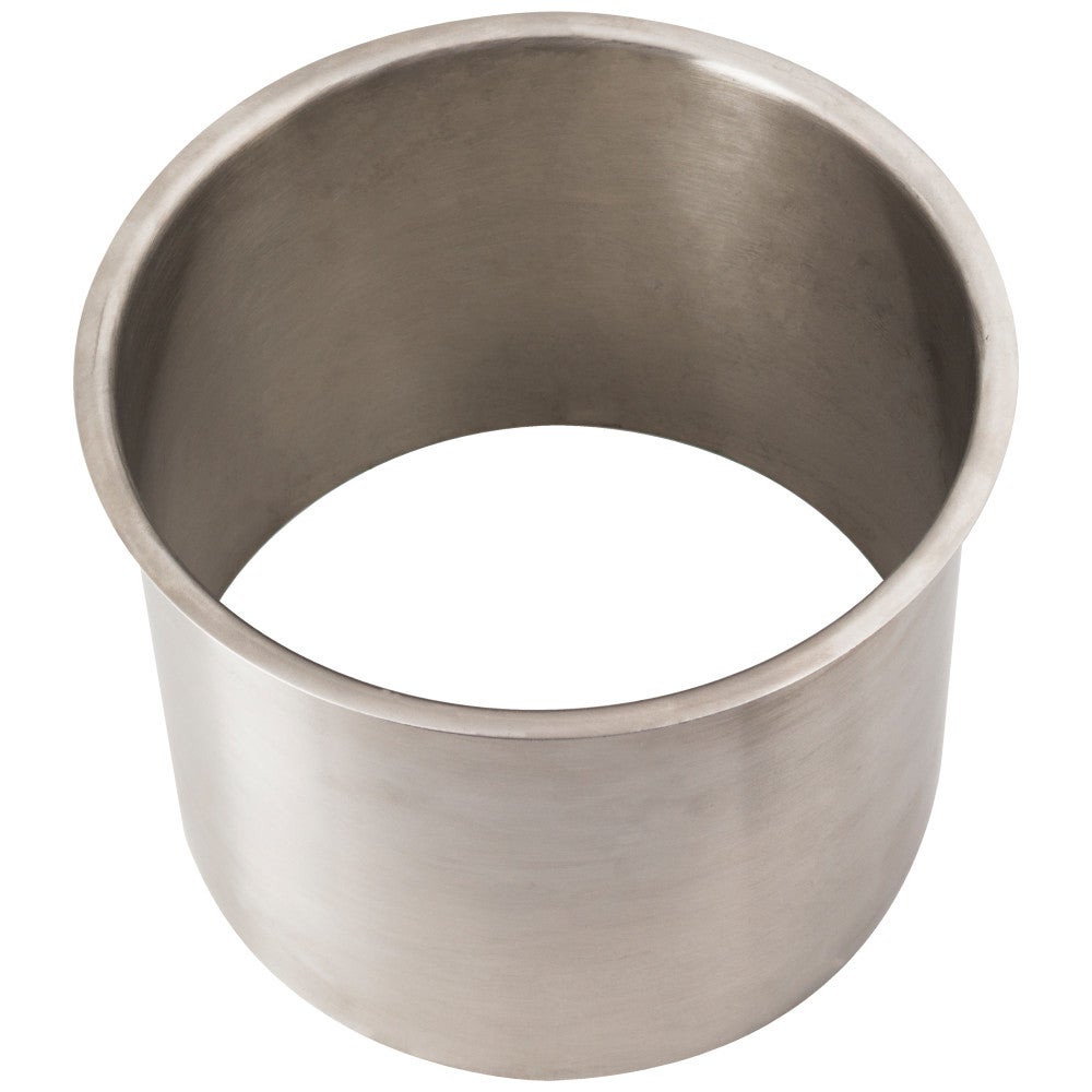 Hardware Resources 8" Diameter 6" Height Brushed Stainless Steel Trash Can Ring