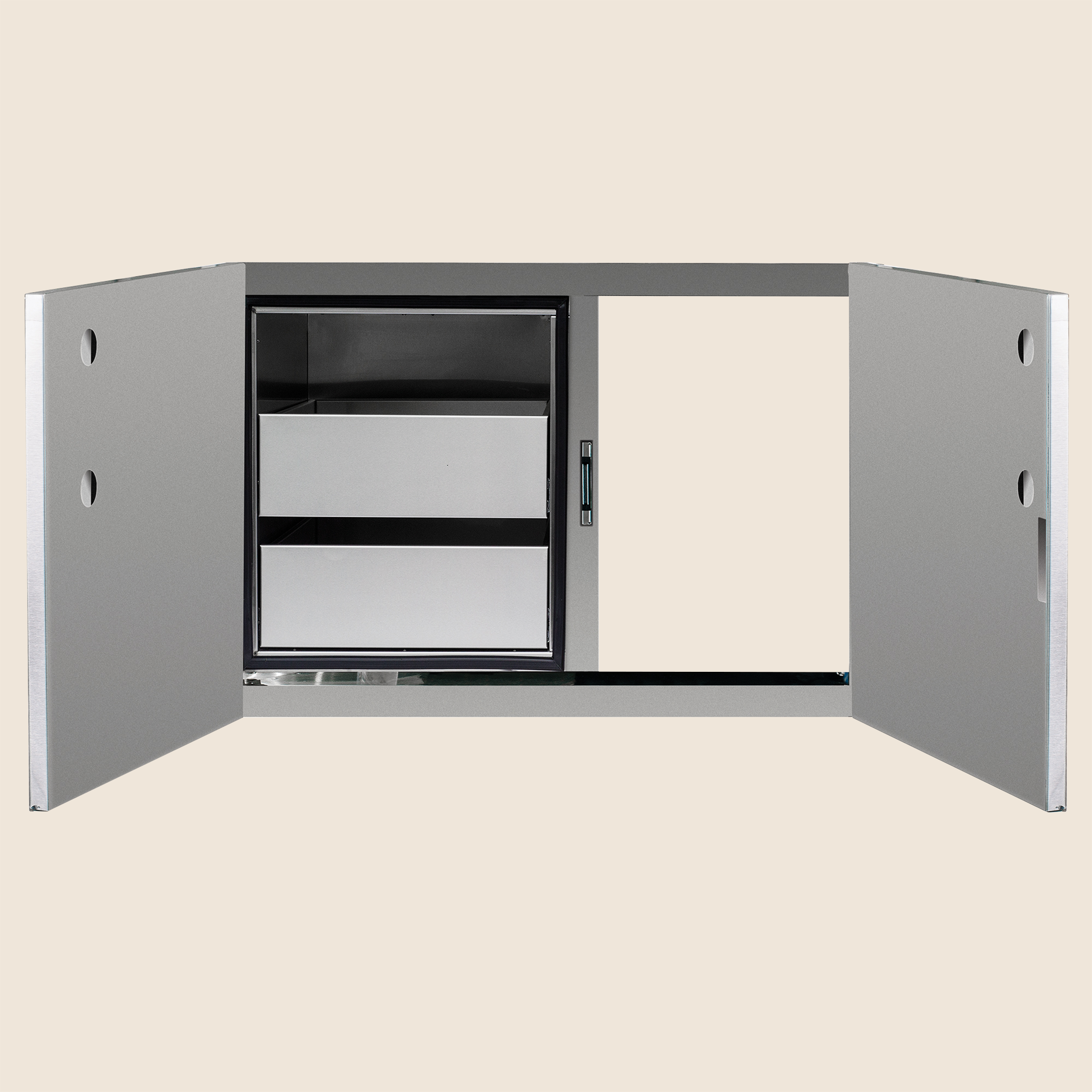 Summerset 36" 2-Drawer Dry Storage Pantry & Access Door Combo, DP-36AC