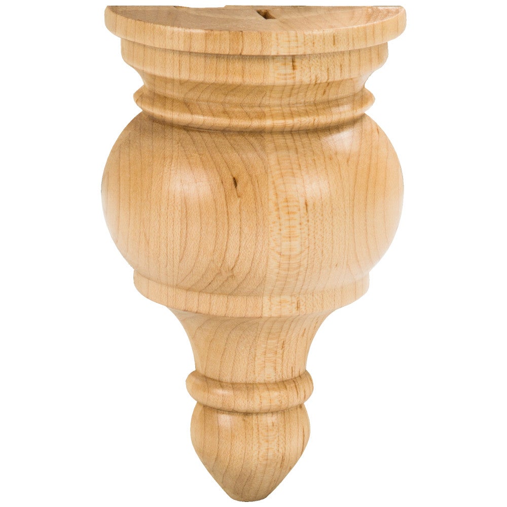 Hardware Resources 2-3/4" W x 1-3/8" D x 4-1/2" H Oak Transition Finial