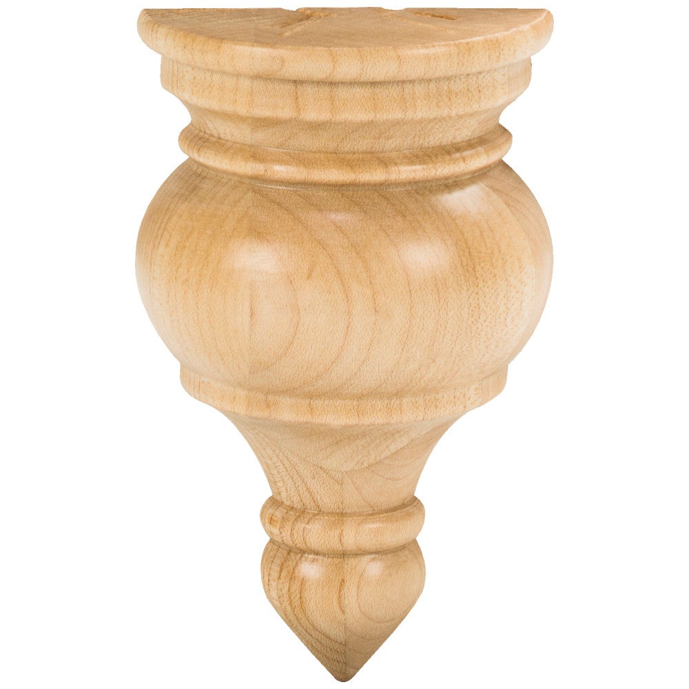 Hardware Resources 2-3/4" W x 1-3/8" D x 4-1/2" H Oak Transition Finial