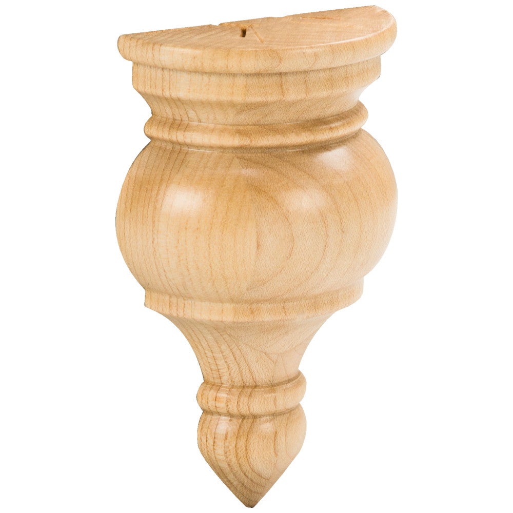 Hardware Resources 2-3/4" W x 1-3/8" D x 4-1/2" H Oak Transition Finial