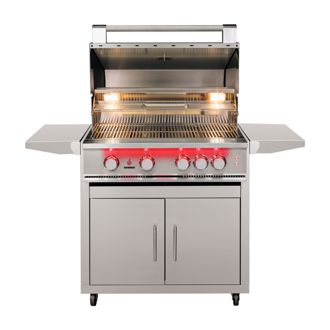 TrueFlame Grill Built-In/Freestanding