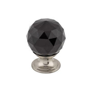 Top Knobs Black Crystal Knob