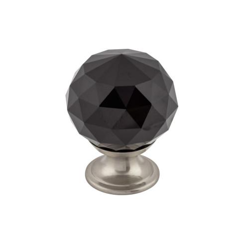 Top Knobs Black Crystal Knob