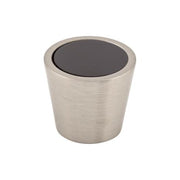 Top Knobs Black Crystal Center Knob