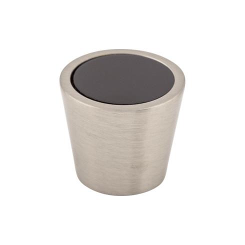 Top Knobs Black Crystal Center Knob