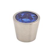 Top Knobs Blue Crystal Center Knob