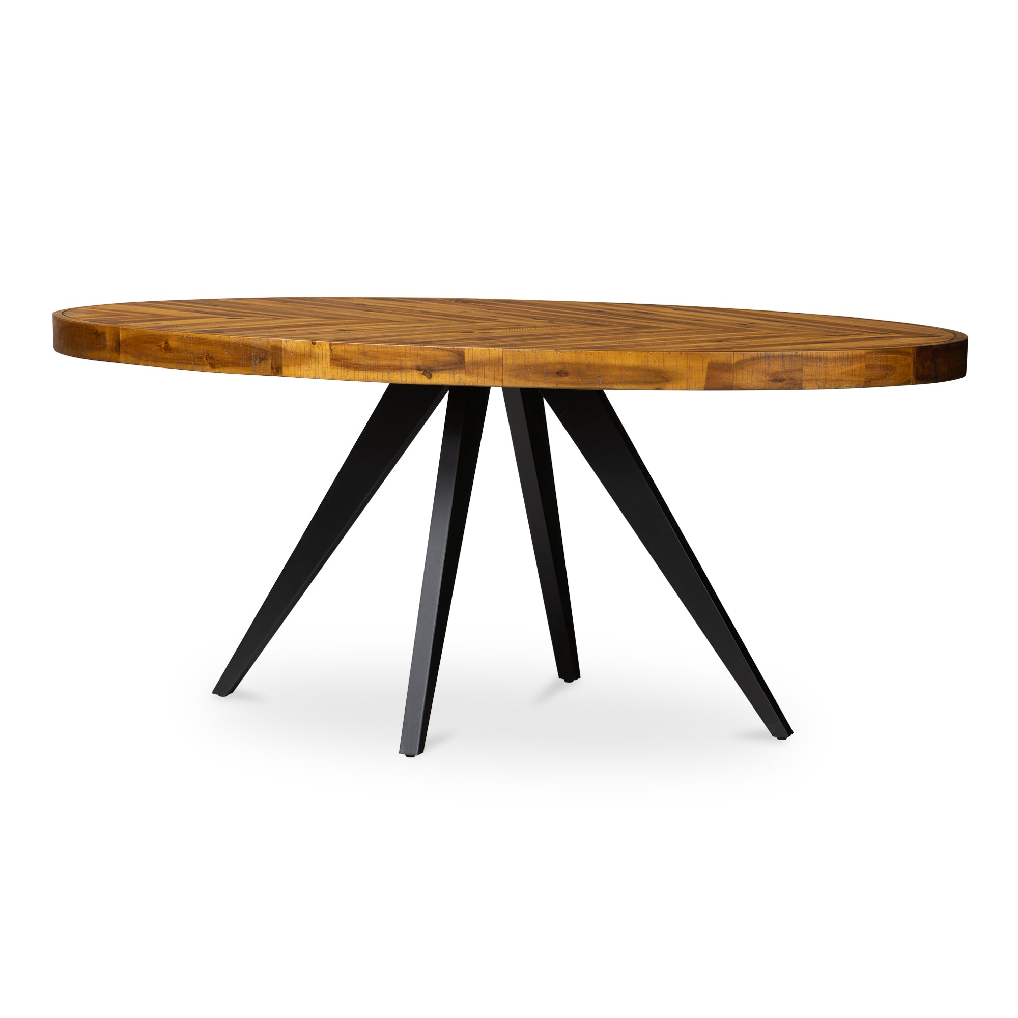 Moes Parq Oval Dining Table Amber TL-1019-14